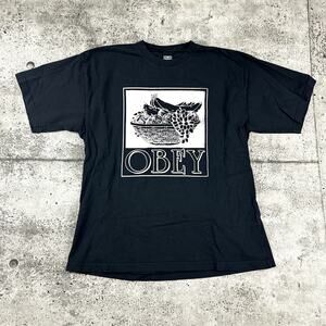 OBEY Fruit Basket Shirt Size XL Y2K Streetwear